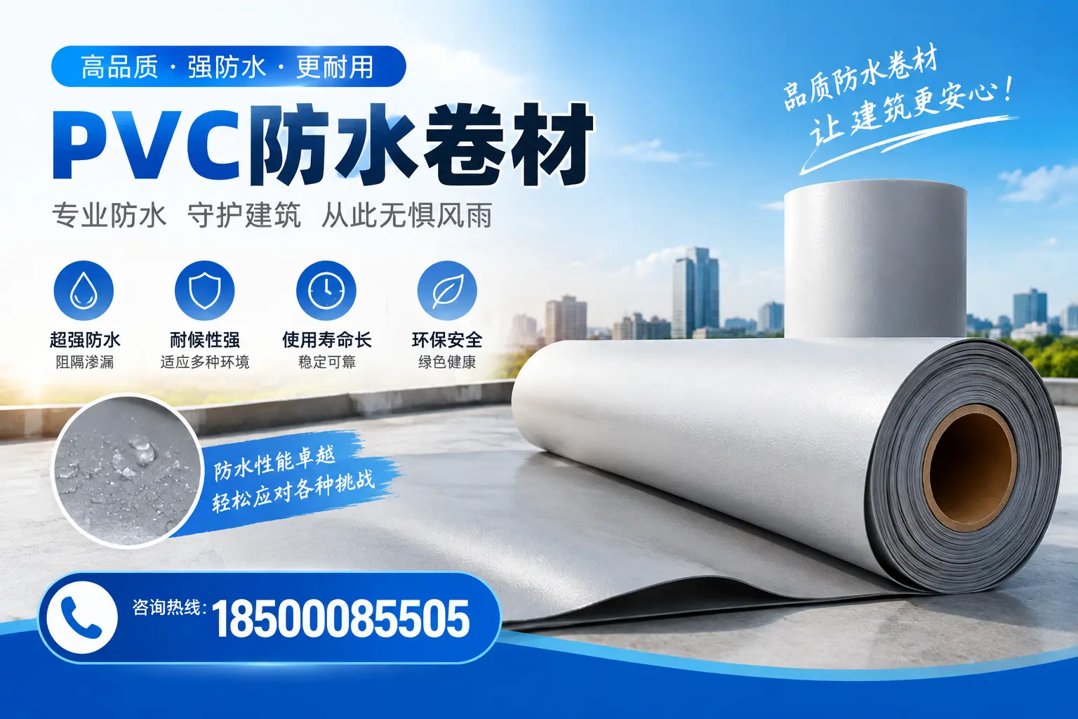 如何选择高质量的PVC防水卷材？白城消费者必看指南